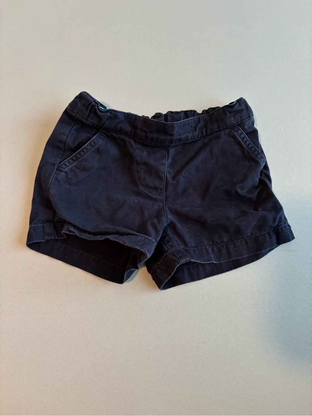 Primary Navy Blue Chino Shorts Size 4